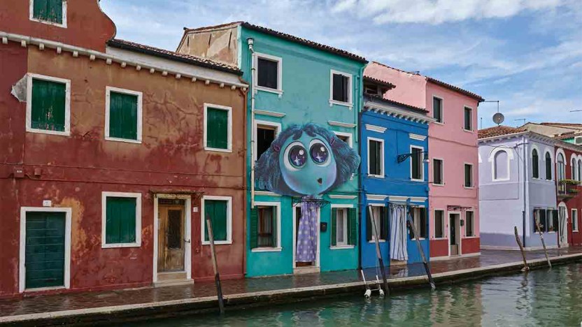 L’isola di Burano si trasforma con la street art di Inside Out 2