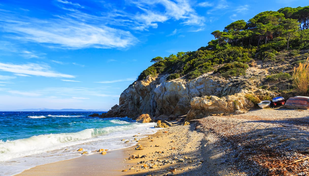 Spiaggia di Sansone su Isola d'Elba