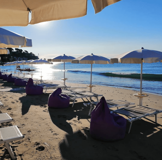 Panoramica della spiaggia