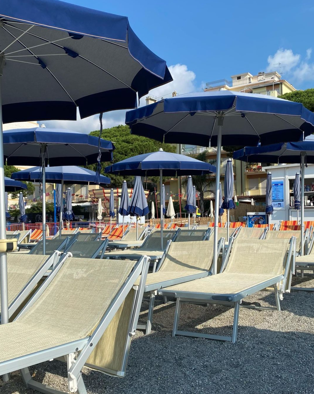 Panoramica della spiaggia Bagni Jack
