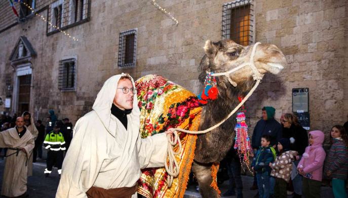 Sfilata Re Magi Tarquinia presepe vivente