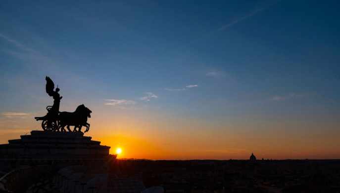 Terrazza delle Quadrighe a Roma