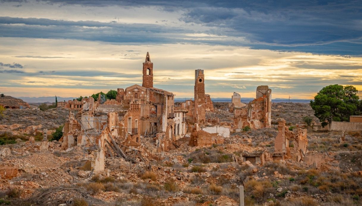 Belchite luogo abbandonato in Spagna