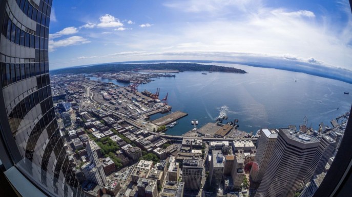Columbia Center Sky View Observatory, da qui la vista è mozzafiato