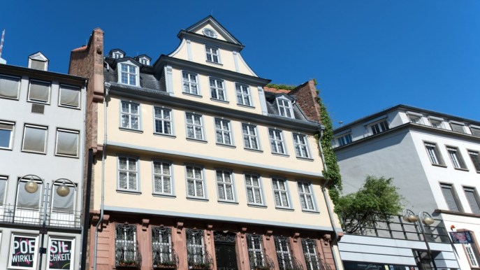 Una sosta nella casa di Goethe a Francoforte