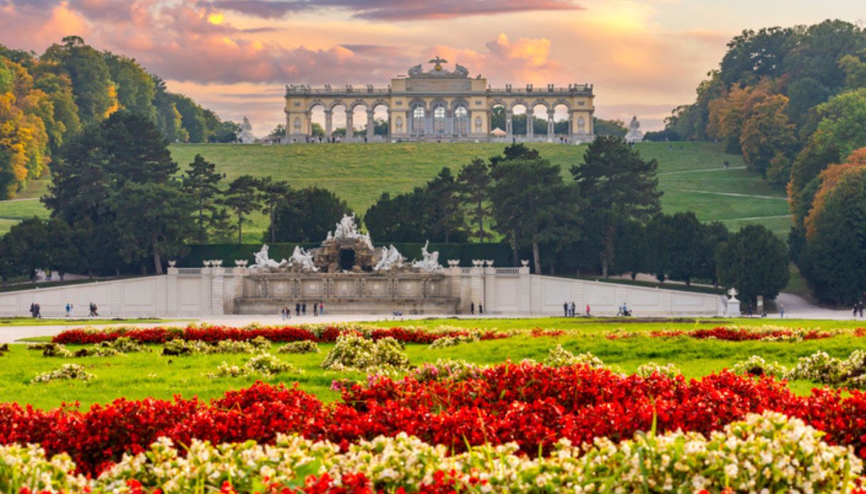 Giardini reali di Schönbrunn a Vienna, considerati tra i più belli d'Europa