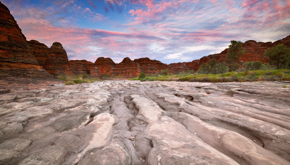 Parco Nazionale di Purnululu, Australia occidentale all'alba