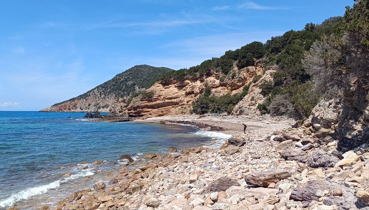 Cala Salto del Cervo nel Parco della Maremma Toscana