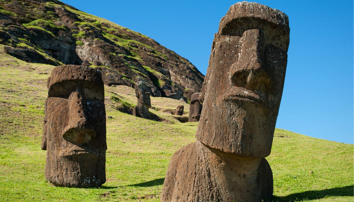 Teste Moai, Isola di Pasqua