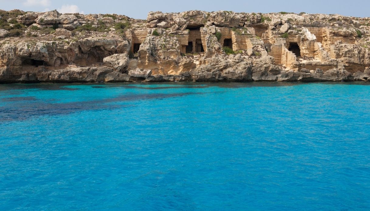 area marina protetta isole Egadi nella zona di Favignana