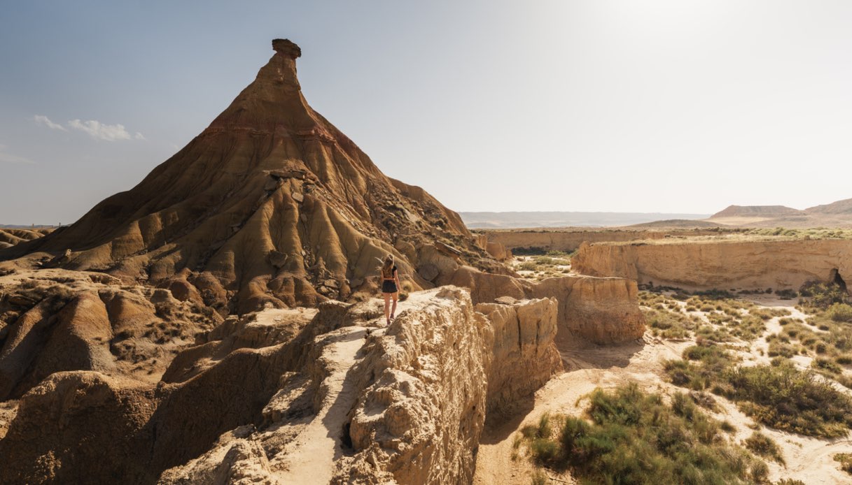 Il paesaggio lunare a Bardenas Reales