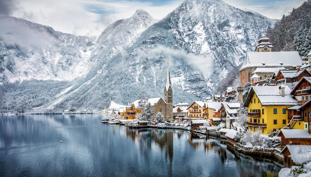 L'inverno ad Hallstatt