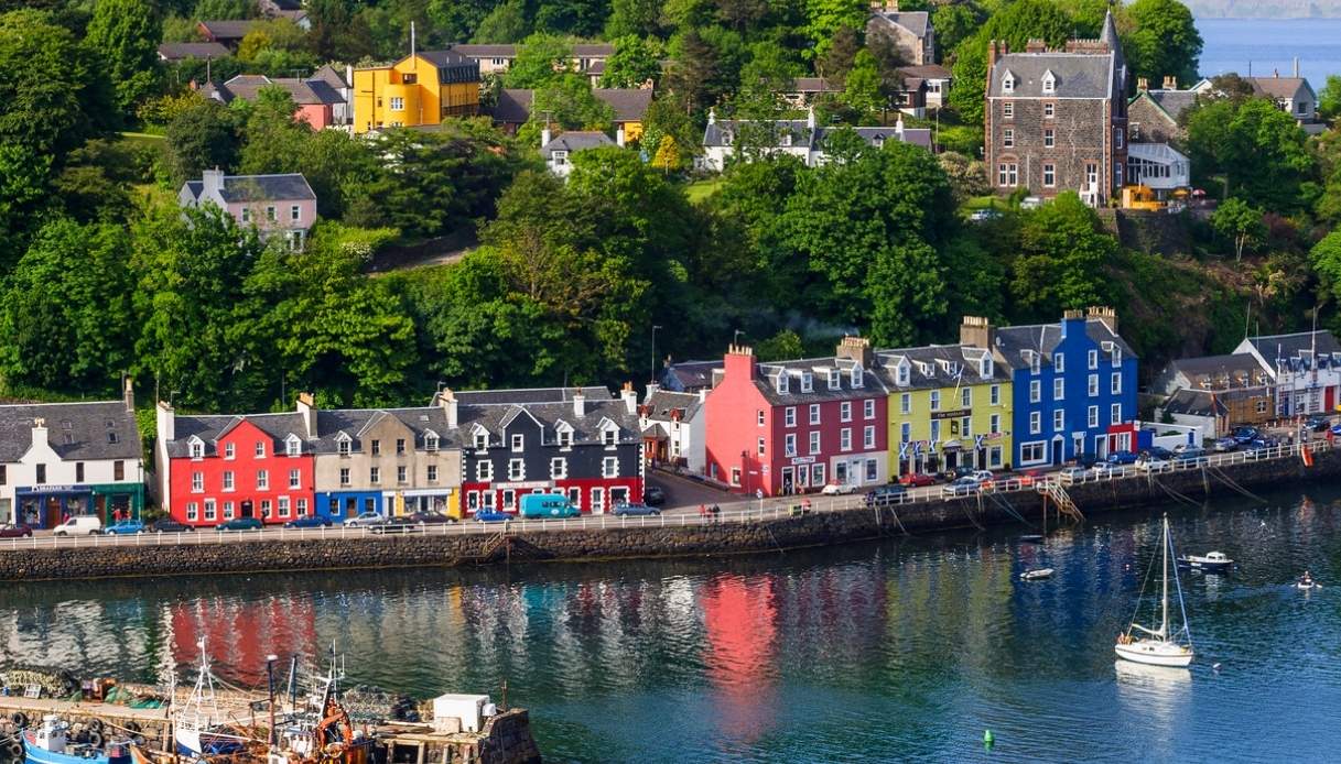 Raggiungere Tobermory sull'isola di Mull