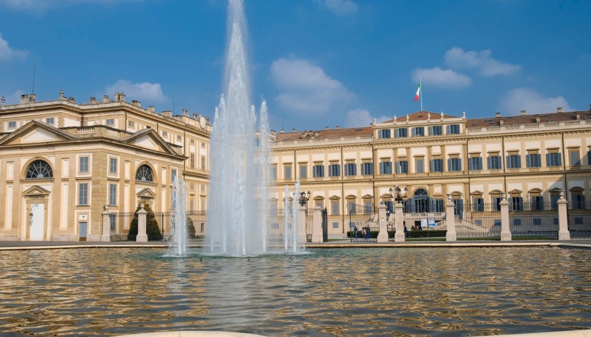 La villa di Monza vista dall'esterno