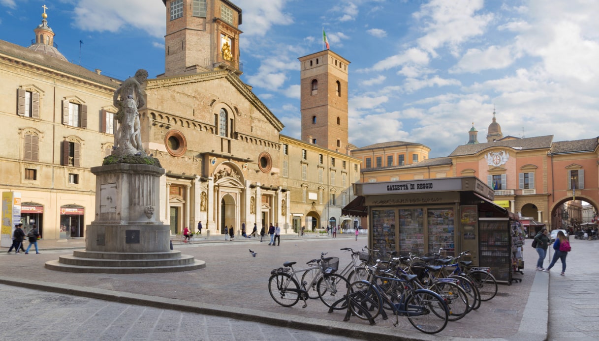 Piazza Prampolini a Reggio Emilia