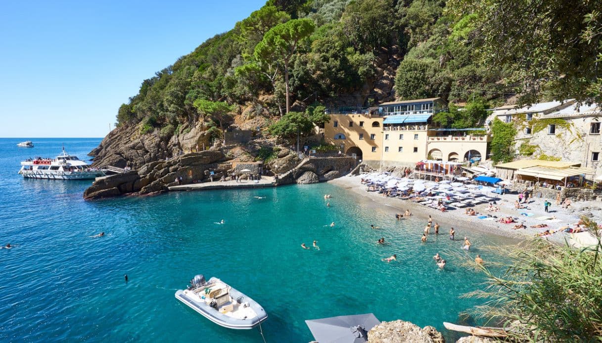 Scorcio della Spiaggia di San Fruttuoso