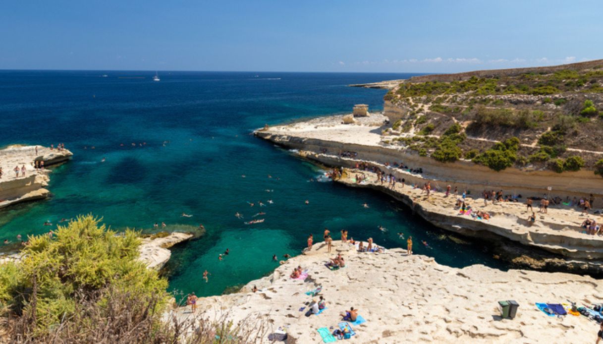 St. Peter's Pool, una delle spiagge più belle a Malta