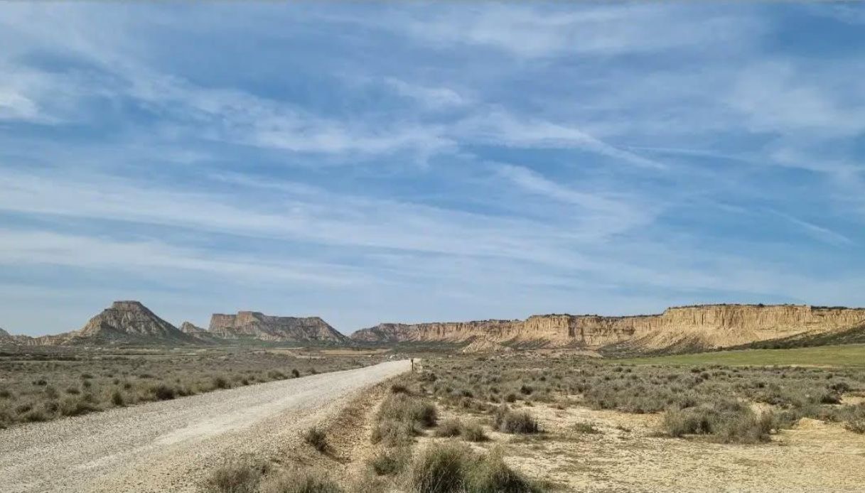 Il paesaggio tipico di Bardenas Reales