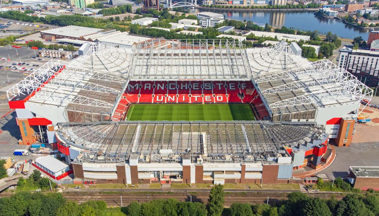 Vista dall'alto di Old Trafford