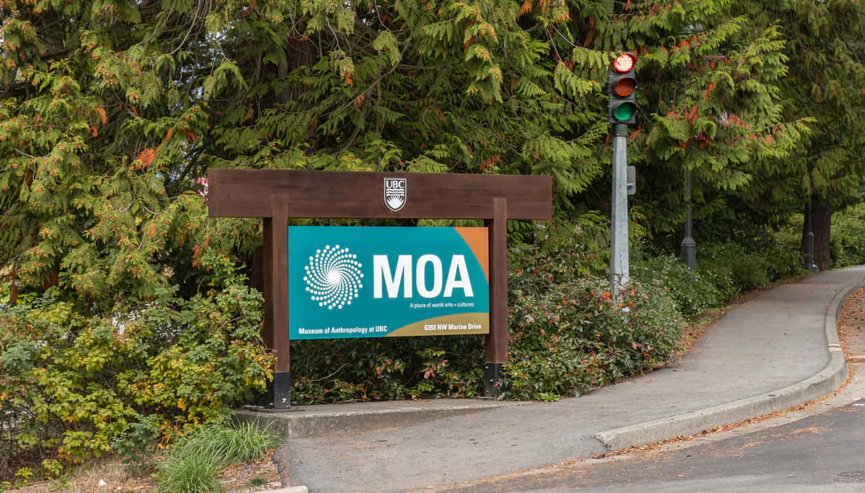 Il MOA si trova nel Campus della UBC