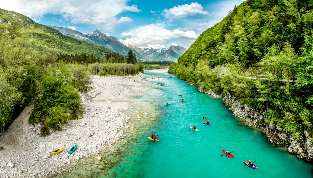 Slovenia kayak