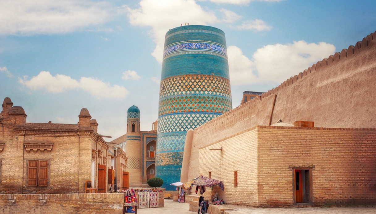 Minareto a Khiva