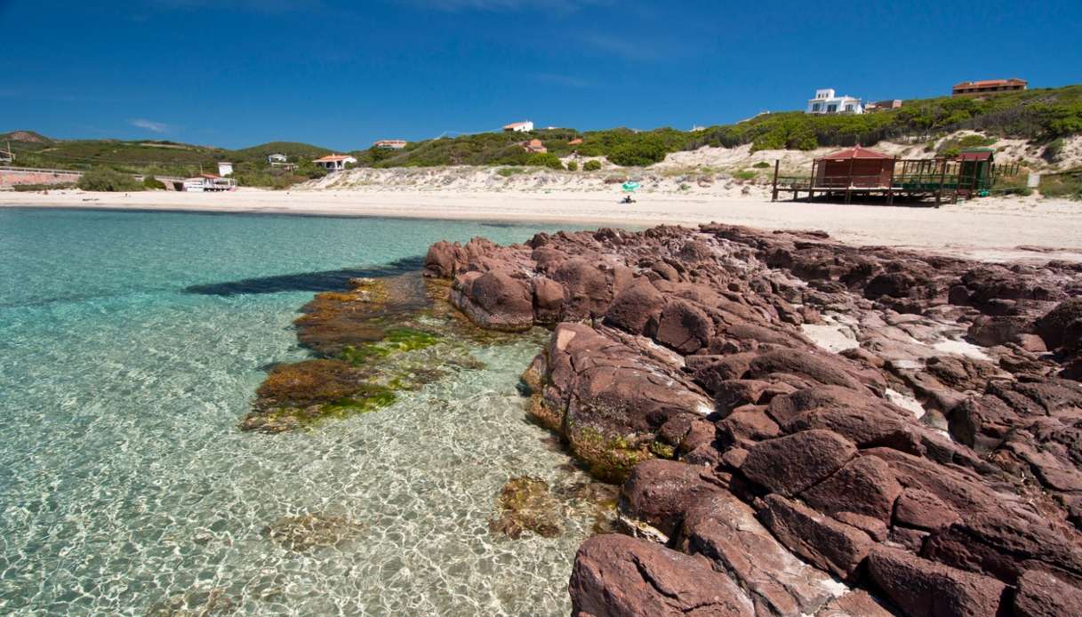 le spiagge dell'isola di san pietro