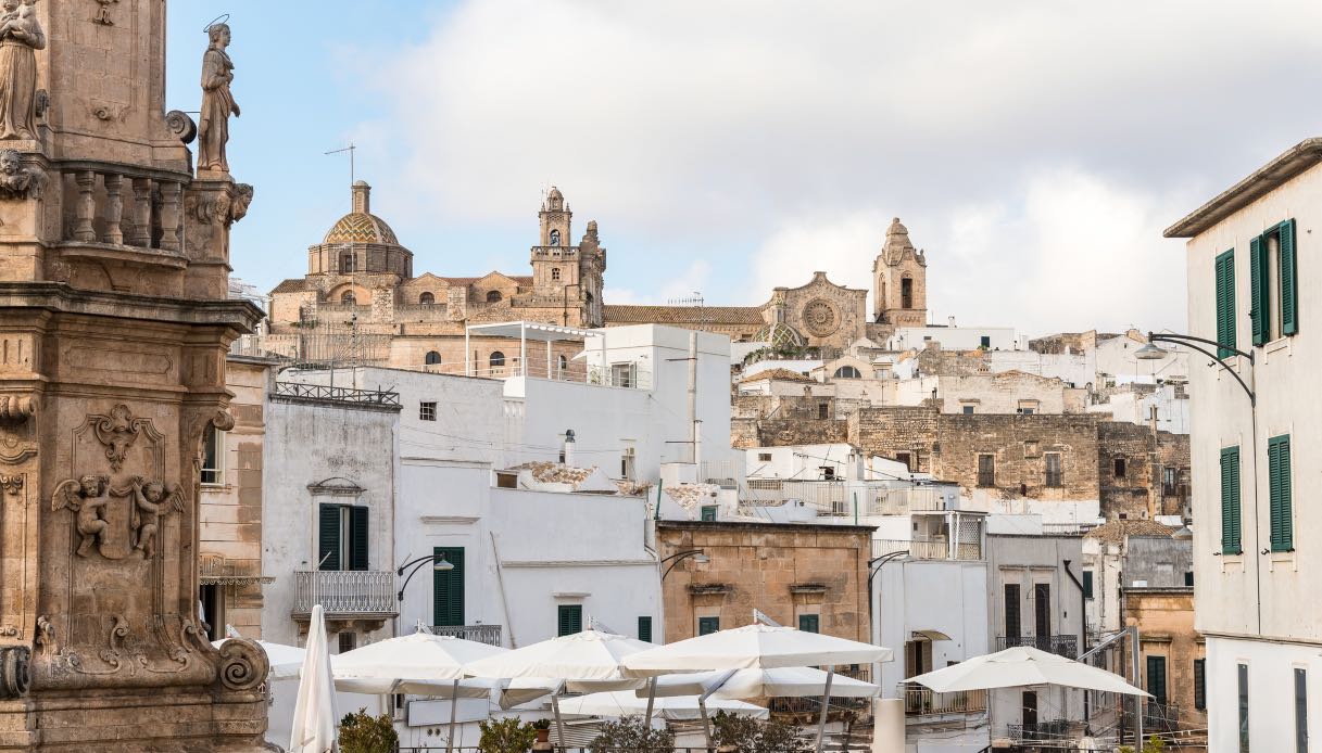 La tipica architettura di Ostuni