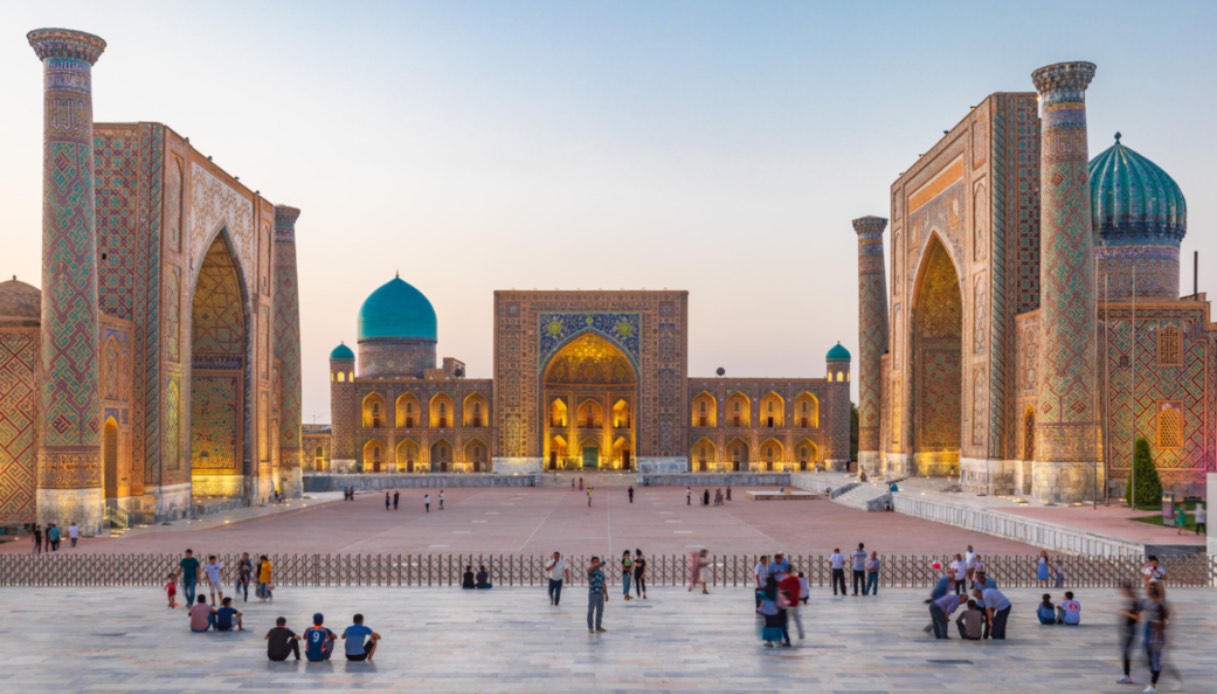 Piazza Registan a Samarcanda