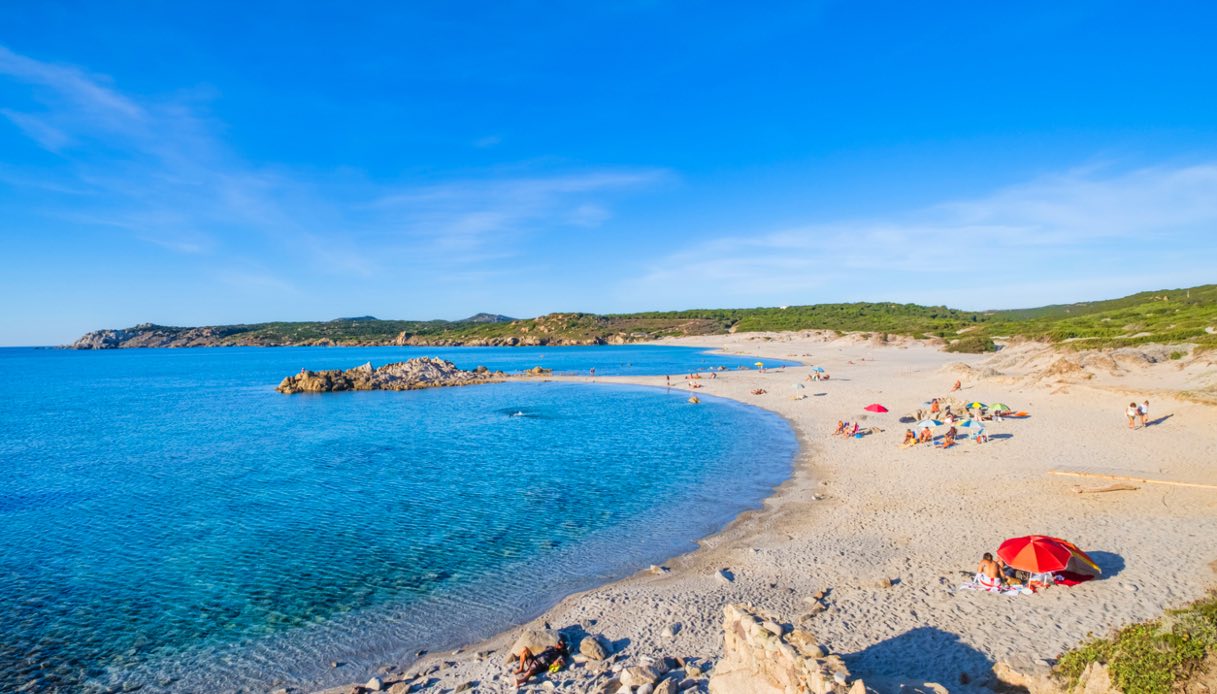 Spiaggia di Rena Majore in Sardegna
