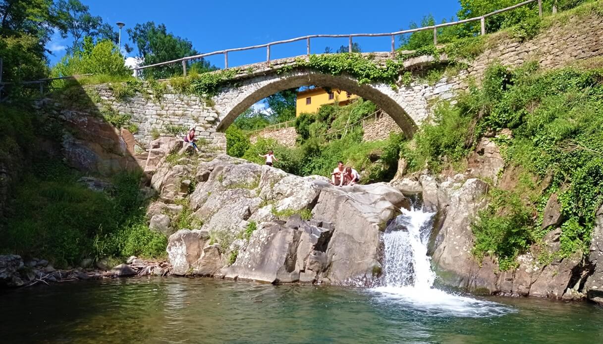 Ciuffenna spiaggia del Borro di San Clemente in Valle