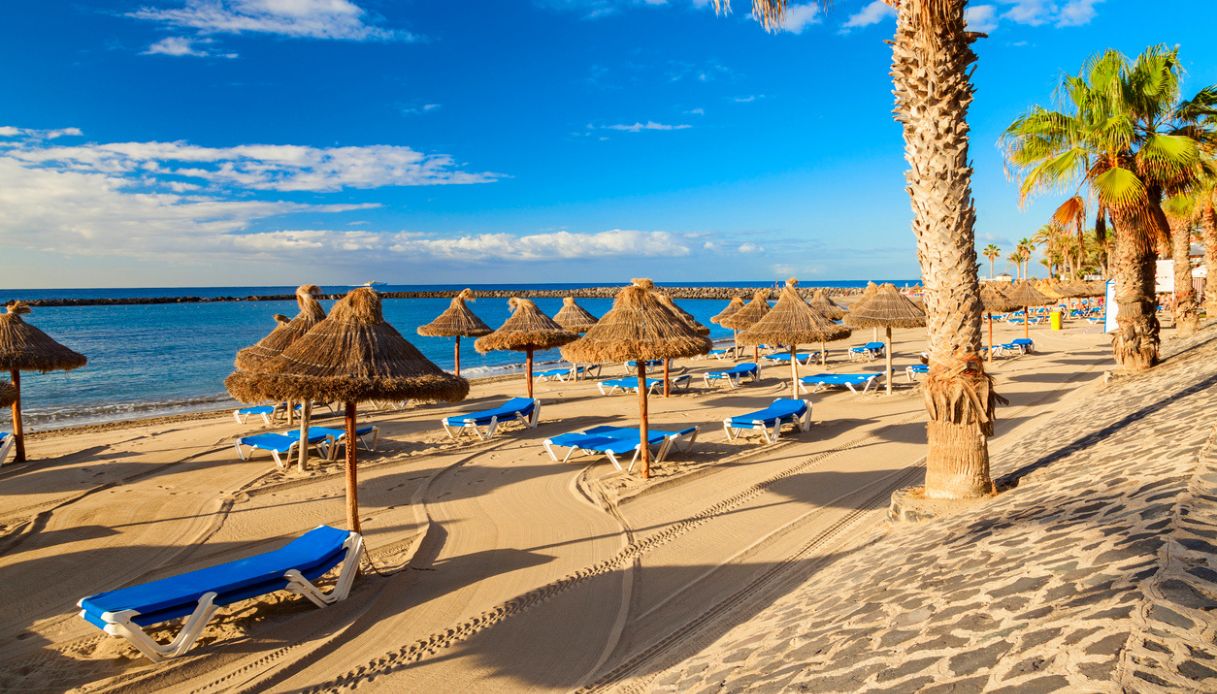 Il comfort della Spiaggia di Los Cristianos a Tenerife