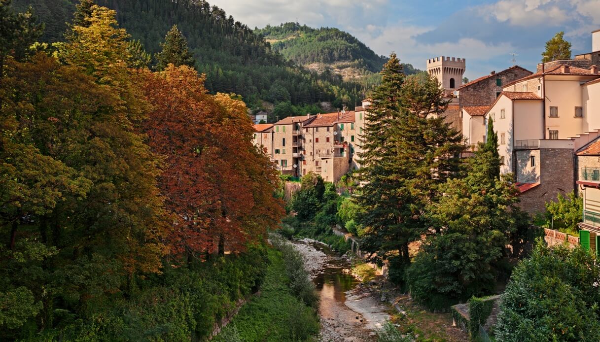 Premilcuore e il fiume Rabbi, in Romagna