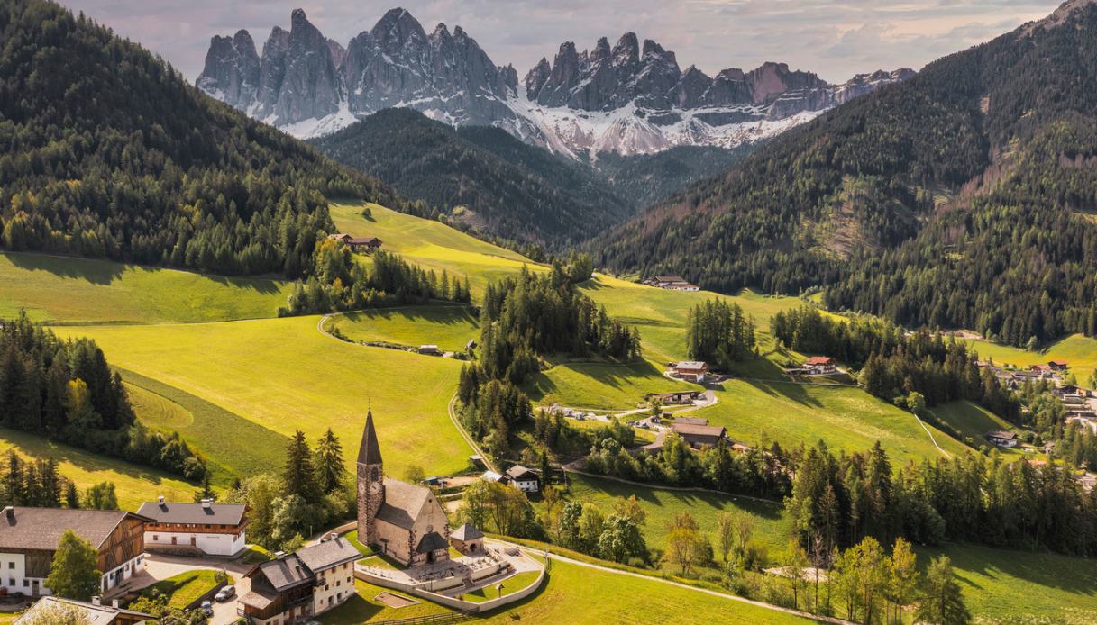 Val di Funes, in estate