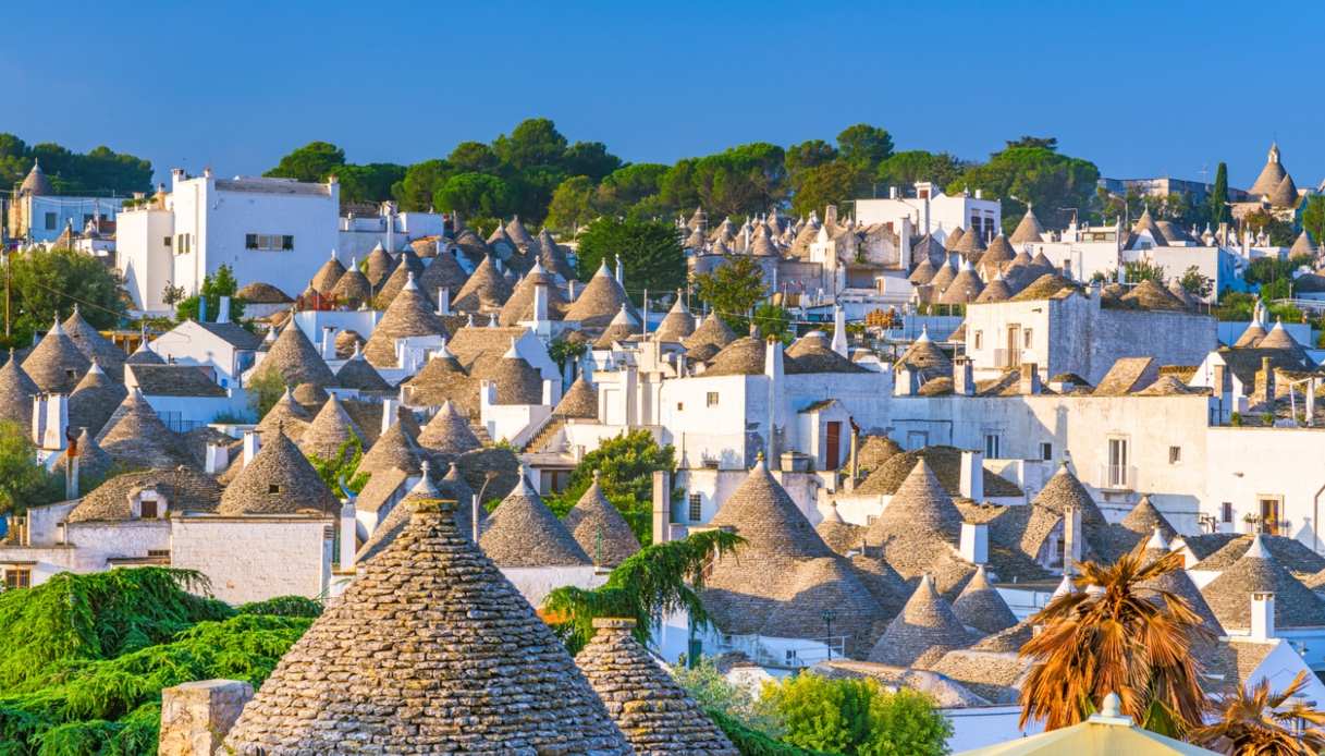 il panorama di alberobello