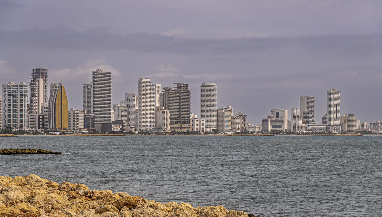 Skyline di Cartagena de Indias