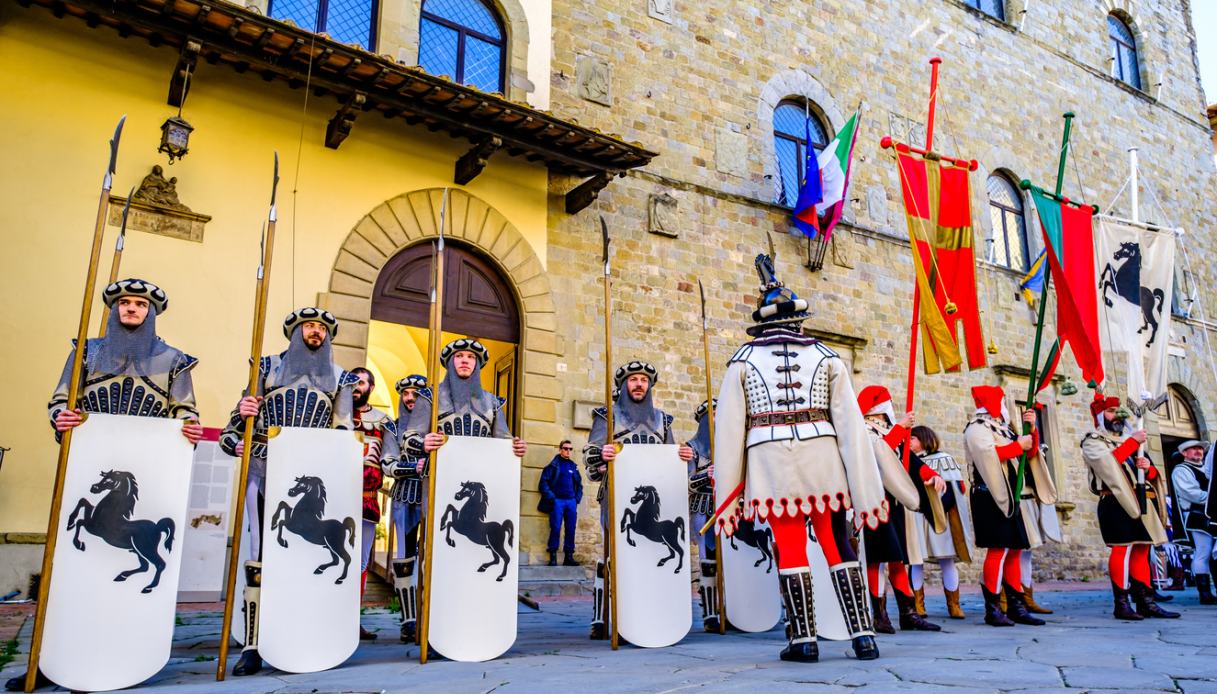 Corteo storico ad Arezzo