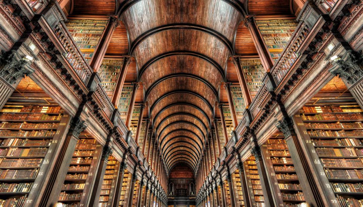 La Long Room del trinity College, Dublino