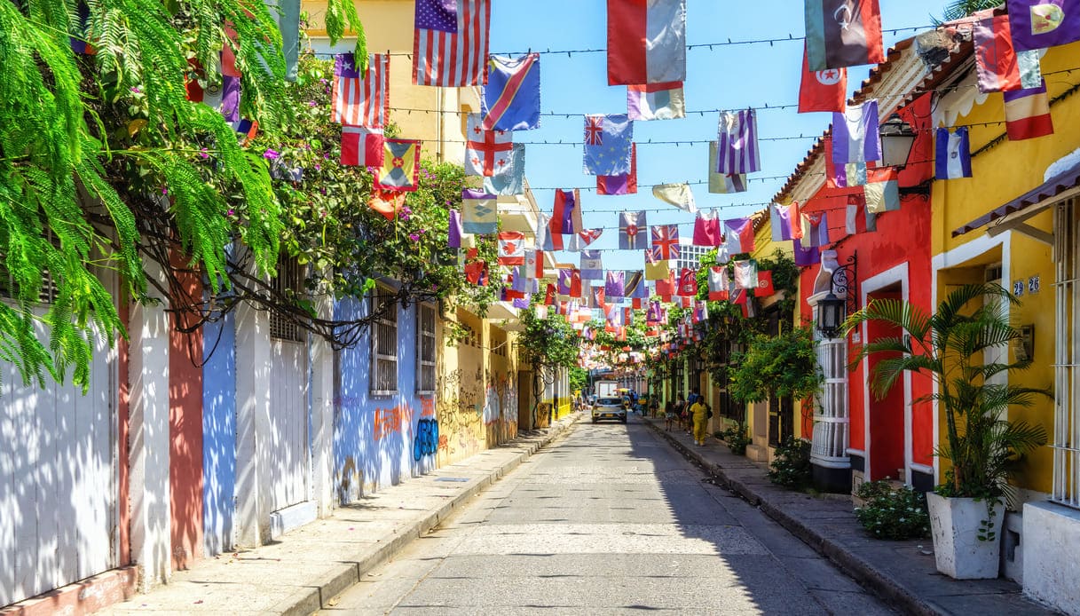 Getsemani pieno di colore a Cartagena
