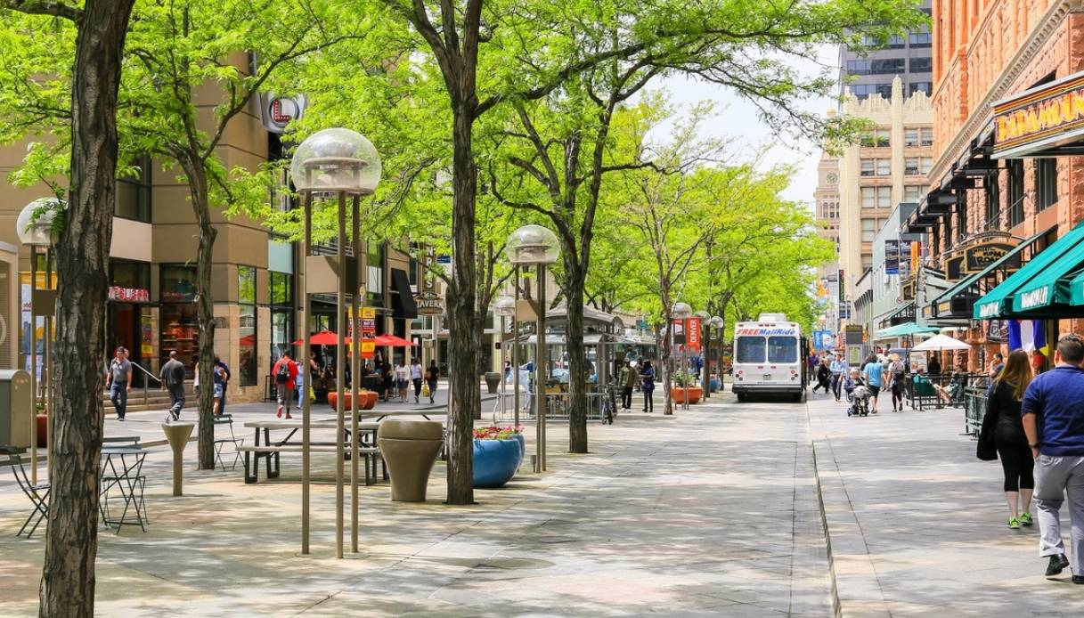 16th Street Mall a Denver